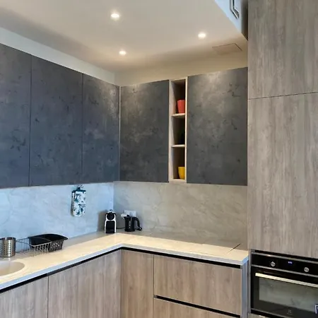 Refurbished With Sea View 5 Min Walk From Monaco By Elevators شقة